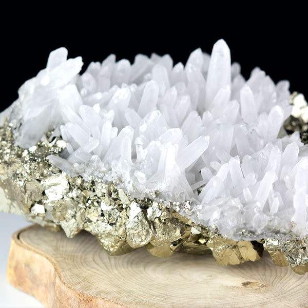 特大サイズ 水晶共生 パイライト (約6.2kg) 激レア 黄鉄鉱 クラスター