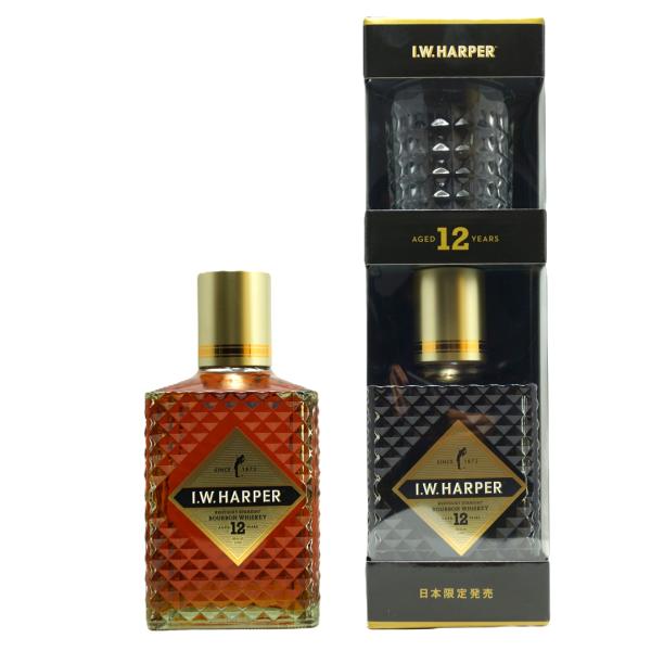 I．W．ハーパー 12年 43度 ギフトボックス 2025 オリジナルグラス付