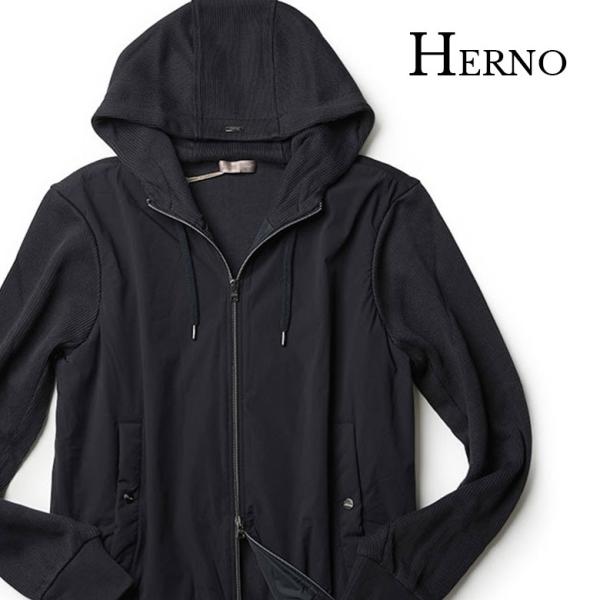 HERNO（ヘルノ） パーカー ブルゾン ニット 2025AW 秋冬 フルジップ