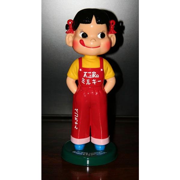 不二家 FUJIYA ペコちゃん 木台 当時物 約29㎝ 中古品 2025年最新