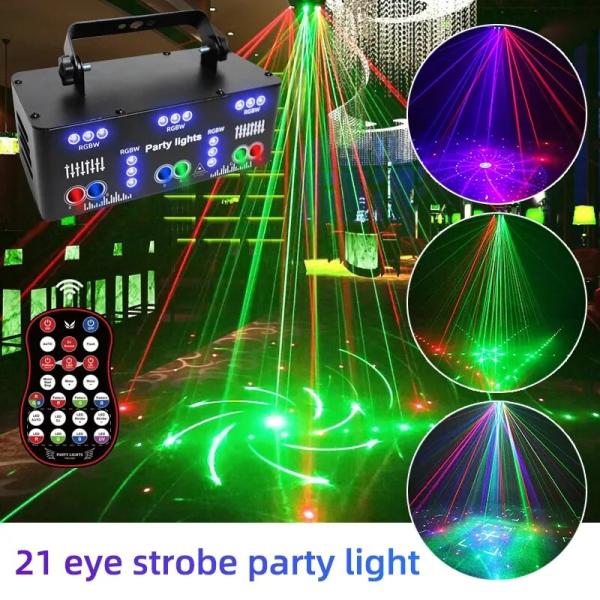 PAIFIEVD 3D RGBビームプロジェクターライト2台 Amazon.co.jp