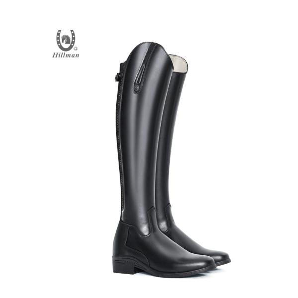 新品未使用 中国人民解放軍用ロング本革ブーツ 乗馬儀仗隊 新品未使用