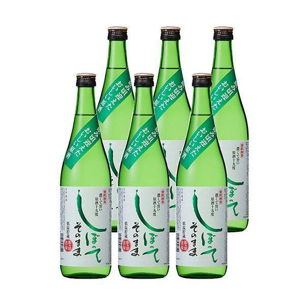 小山本家酒造 金紋朝日しぼってそのまま低温貯蔵 720ml×6本 1ケース