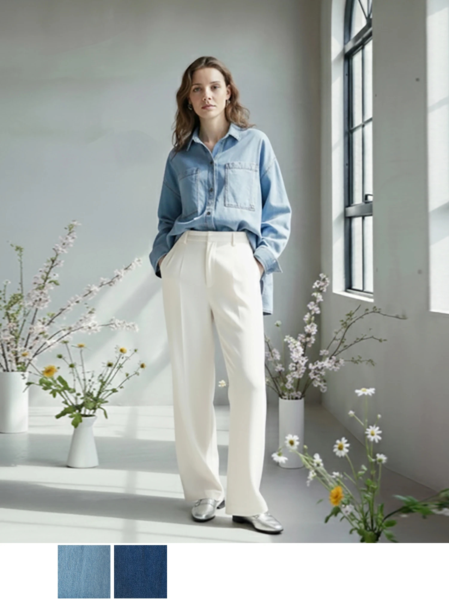 ベストセラー】デニムシャツ2 / Brown&Street（ブラウンアンド