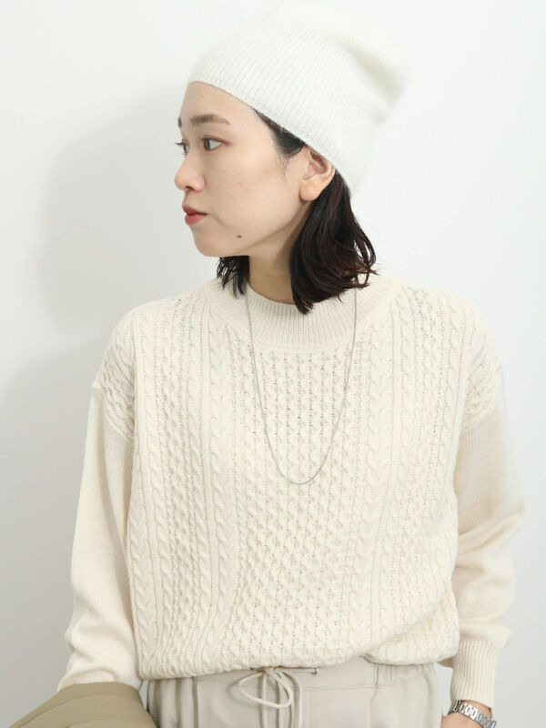 アンゴラニットビーニー（アクセサリー/ハット・帽子）【セール