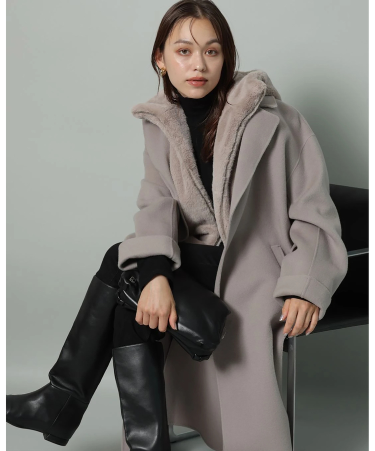 リバーカラーコート | コート | Arpege story（アルページュストーリー