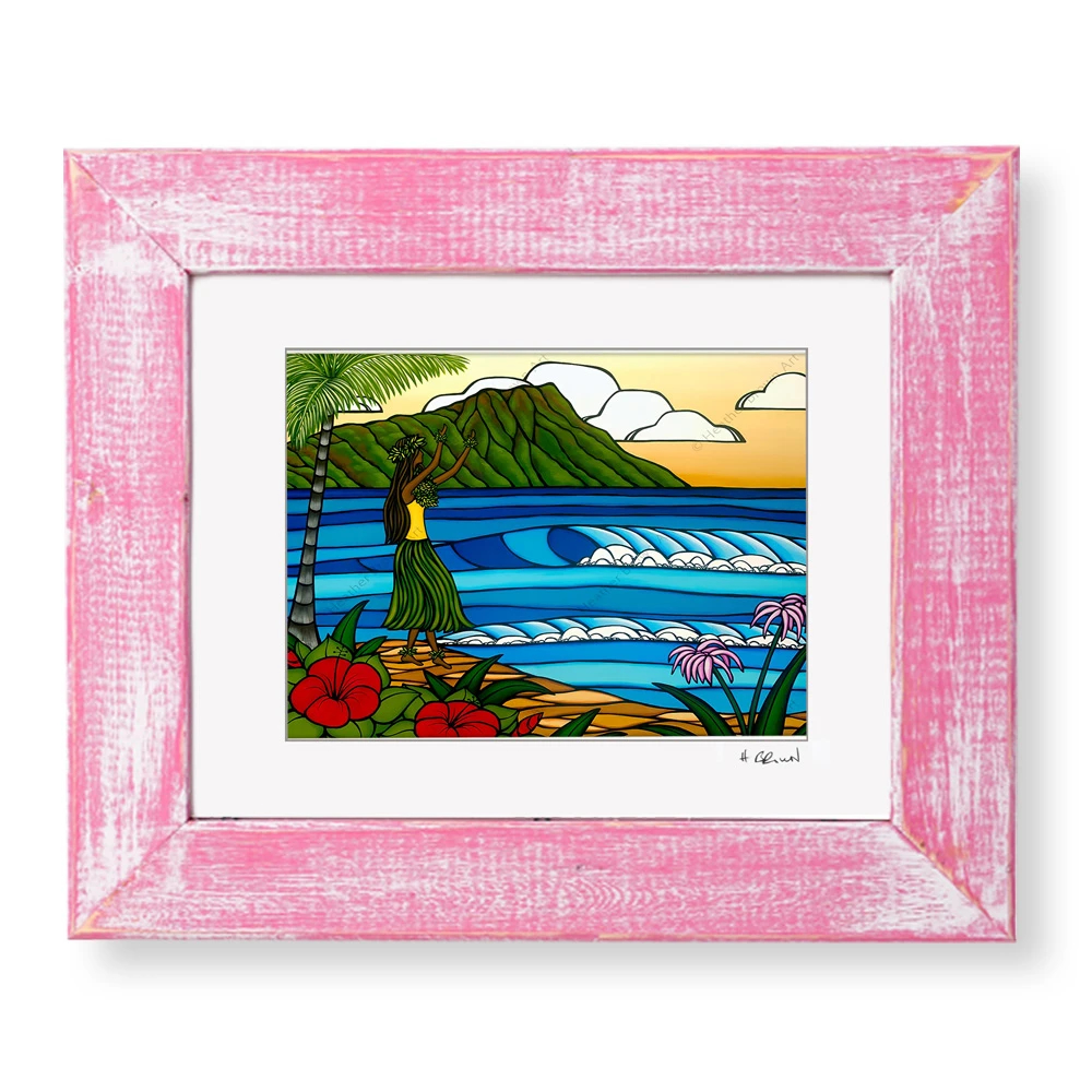 Heather Brown HURA GIRL 絵 HULA GIRL / Heather Brown（ヘザー