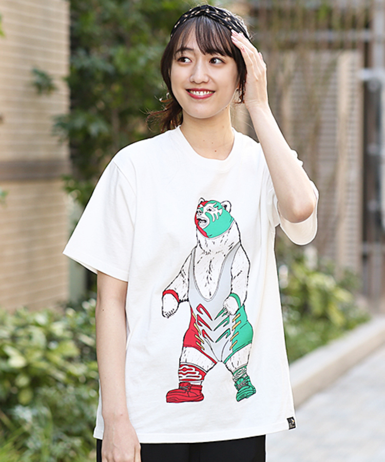 go slow caravanコラボ ルチャプリントTシャツ / Tシャツ・カットソー