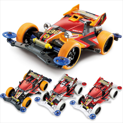 TAMIYA 92268 Mini 4WD EMPEROR IMPERIAL FORCE Clear Red Body (VS