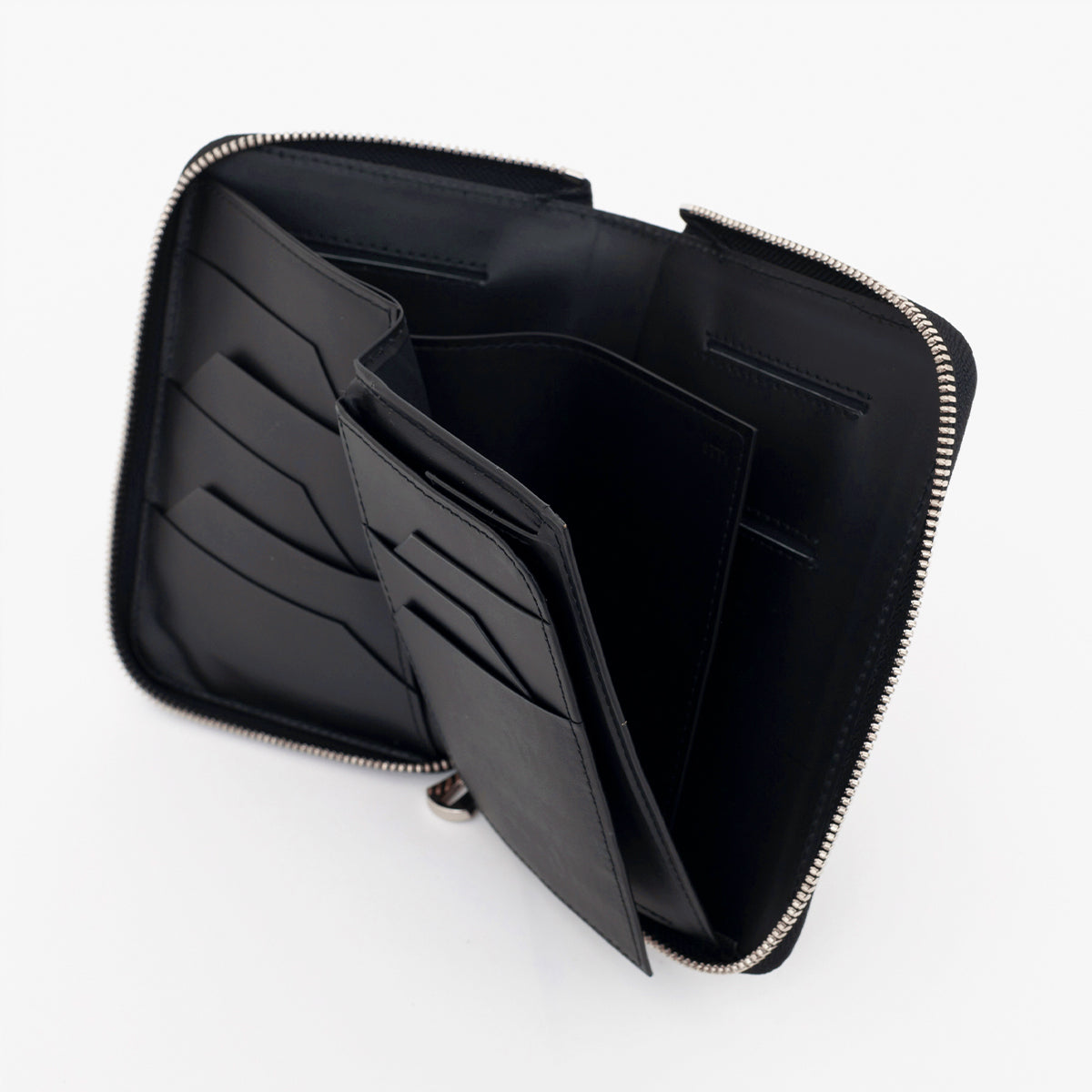 CRISTY STUFFING MID WLT.5｜徳島藍×クロコダイルの手染めレザー財布