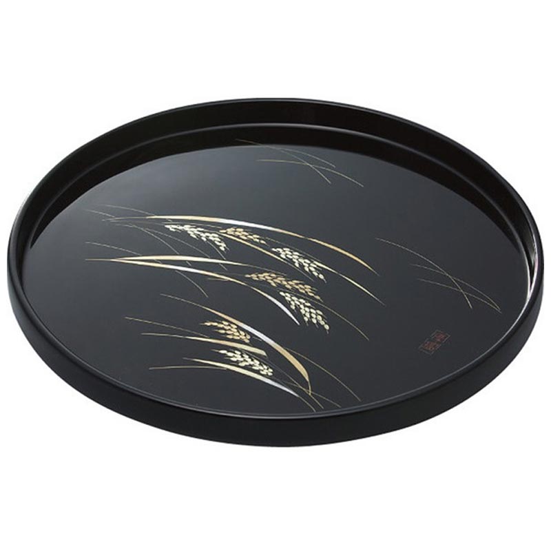 kurosawa7356 角偉三郎 輪島塗 大菜盆 未使用保管品 kurosawa7356 角