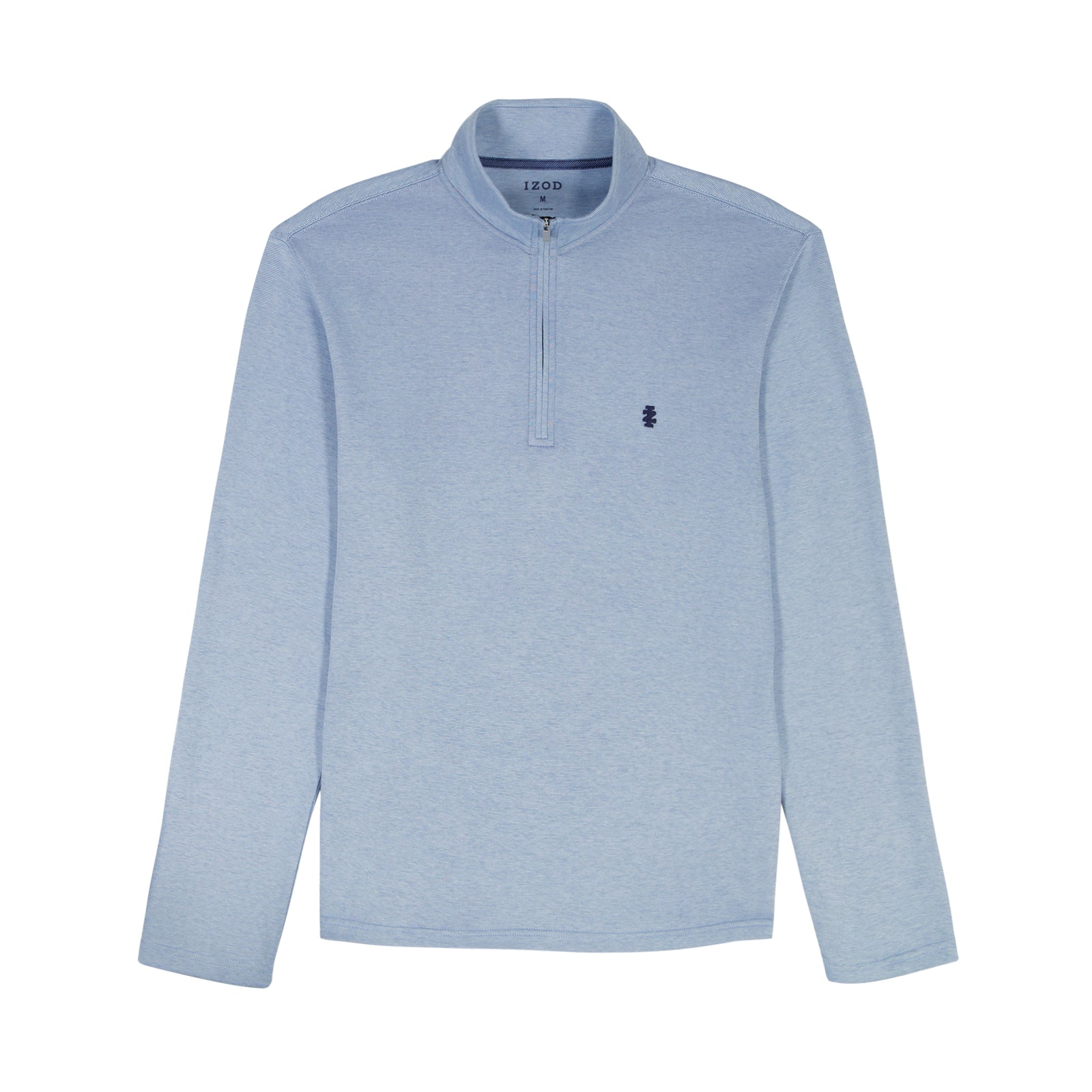 Big & Tall Performance Comfort Striped Quarter Zip - Blue – IZOD