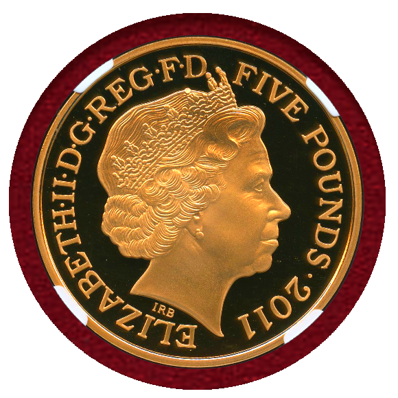 キャサリン妃 ウィリアム王子 ご成婚記念 5ポンド銀貨2011年 1円～【お