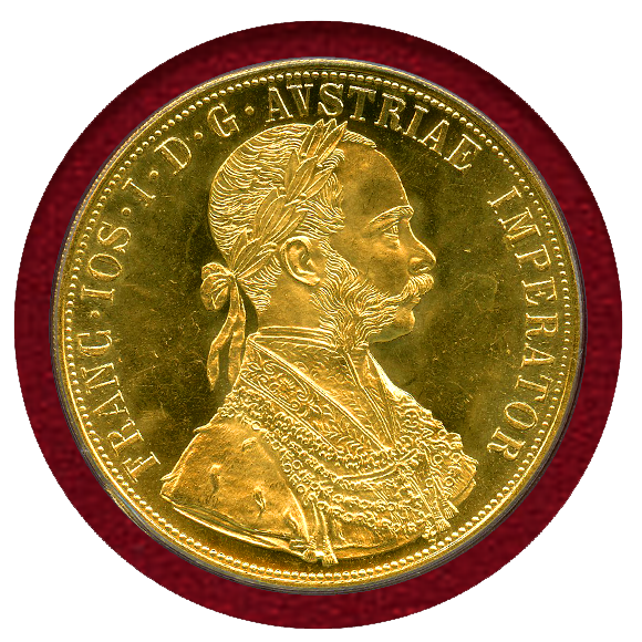 海外古銭 オーストリア ダカット 双頭の鷲 1915年 海外古銭