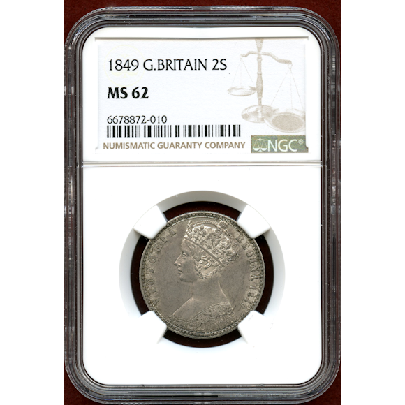 JCC | ジャパンコインキャビネット / イギリス 1849年 銀貨