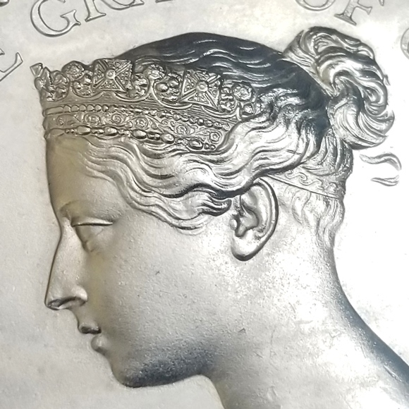 1856年 イギリス 芸術祭 ビクトリア 女王 銅メダル PCGS SP58