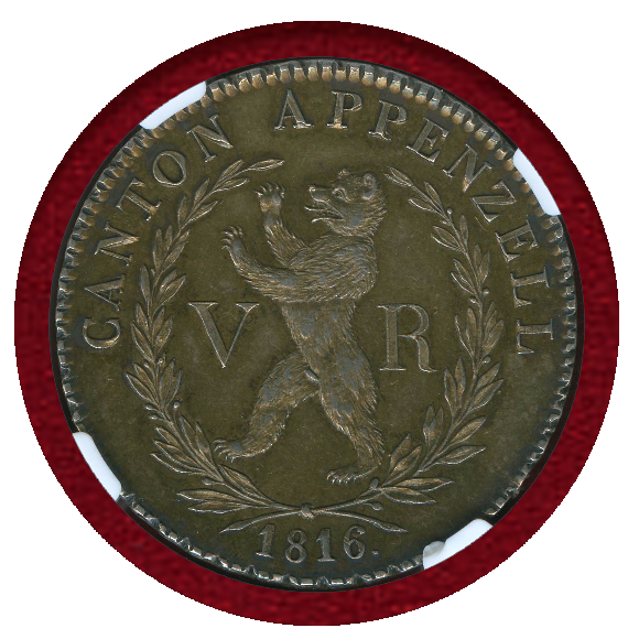 JCC | ジャパンコインキャビネット / スイス アッペンツェル 1816年 4