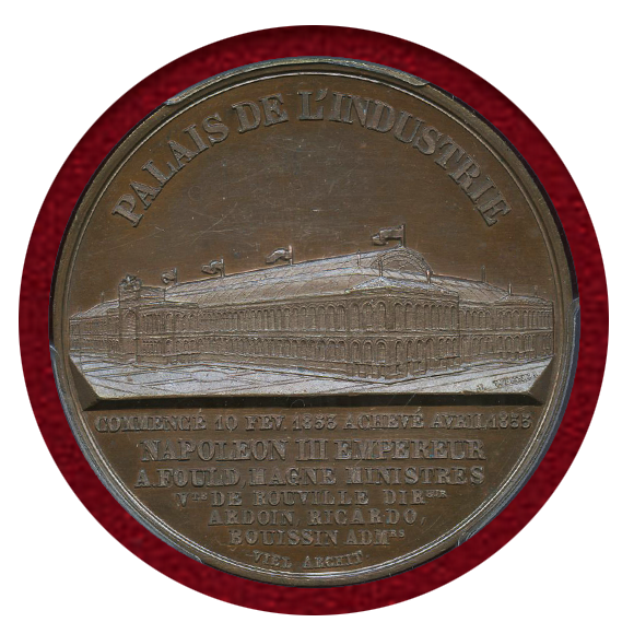 JCC | ジャパンコインキャビネット / フランス 1855年 銅メダル パリ