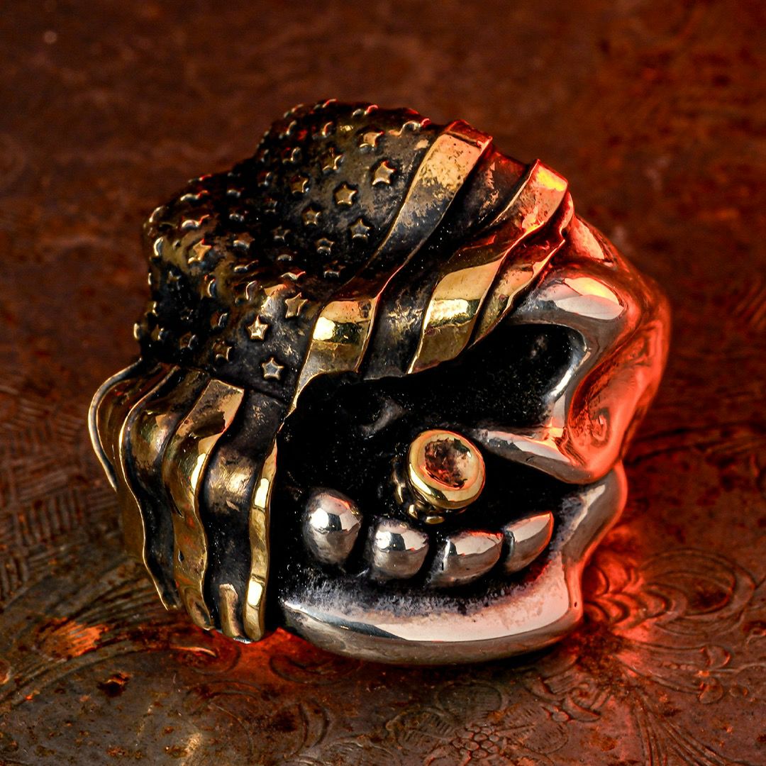 STARLINGEAR スピリットファイアリング♯24-25 革袋2個付き