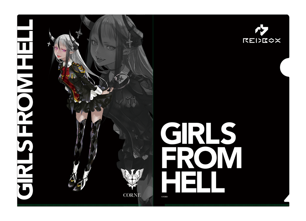 クリアファイル3枚セット GIRLS FROM HELL／Aセット - Tokyo Otaku Mode