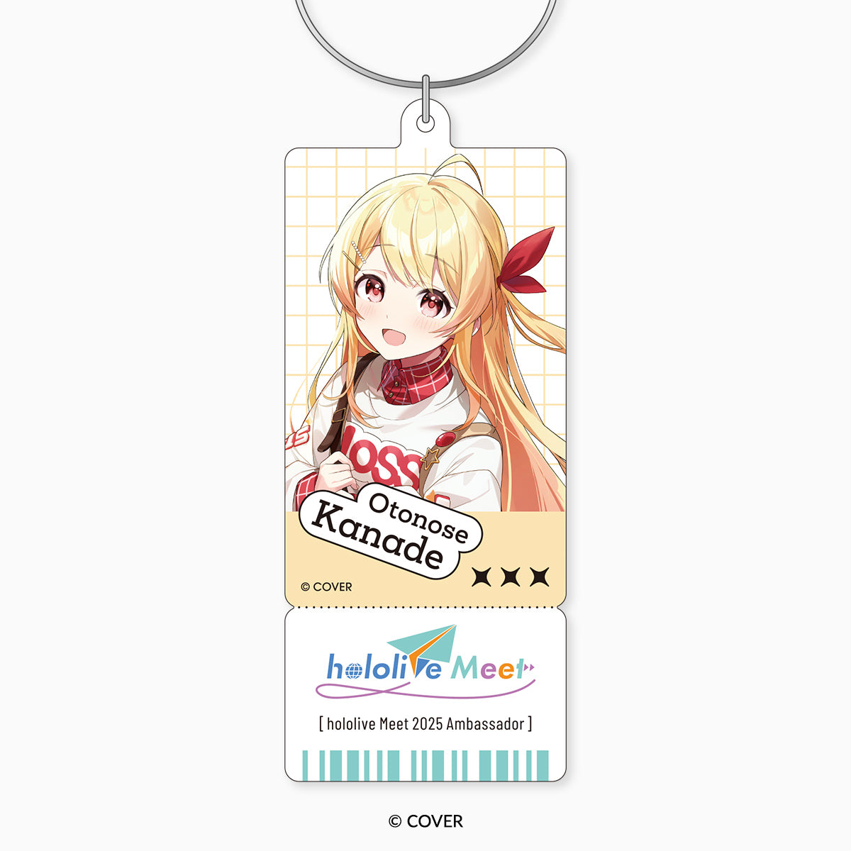 音乃瀬奏 hololive Meet 2025 台北 特典アクリルカード hololive Meet