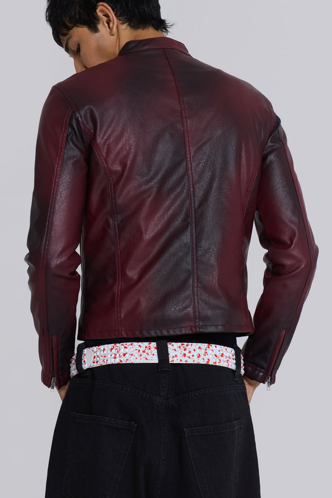 Shop Oxblood Piston Jacket | Jaded London | Clothing