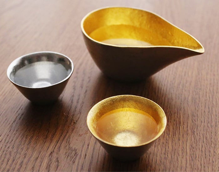 能作 錫の高級ぐい呑み・片口酒器セットはギフトに◎