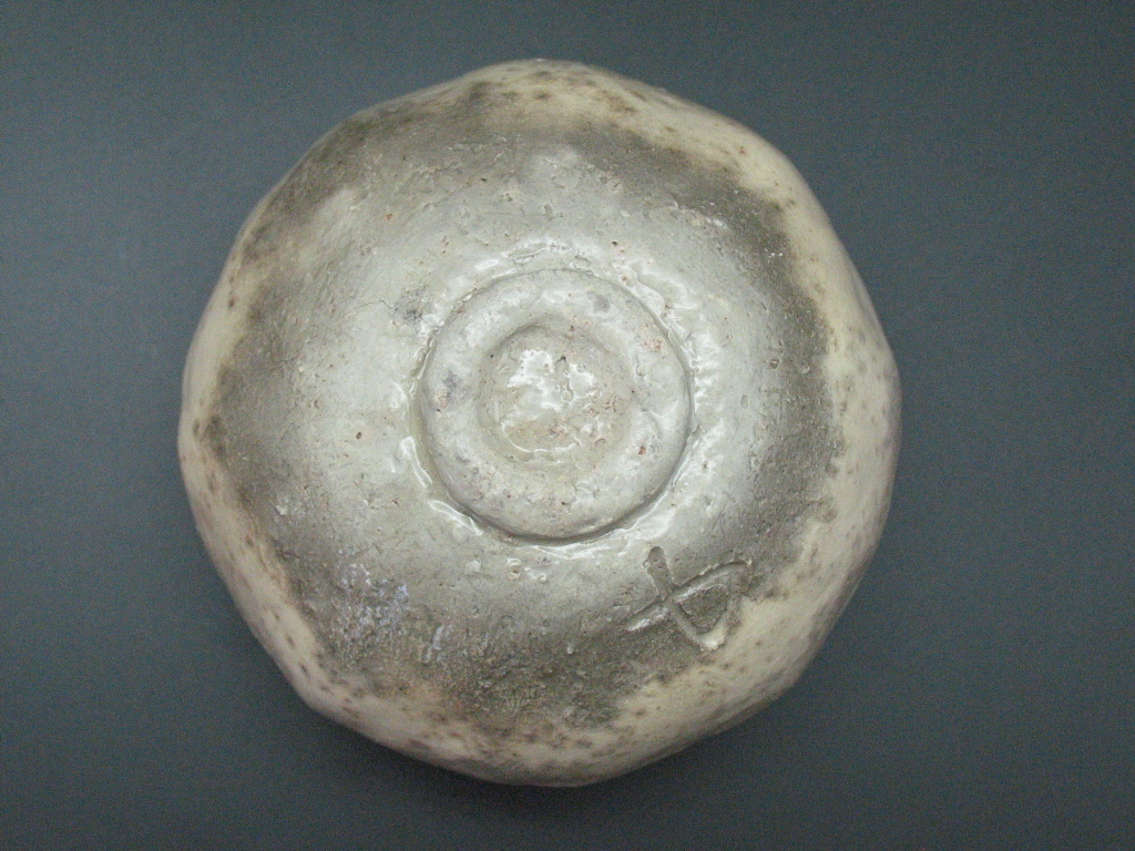 杉本貞光作品 白楽茶碗 Sadamitsu Sugimoto's work White raku chawan