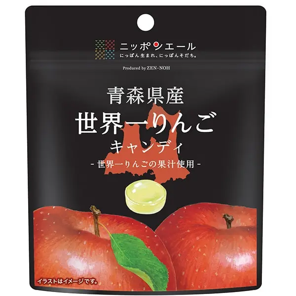JA Zennoh Nippon-yell Sekai ichi Ringo Apple Candy (JA全農