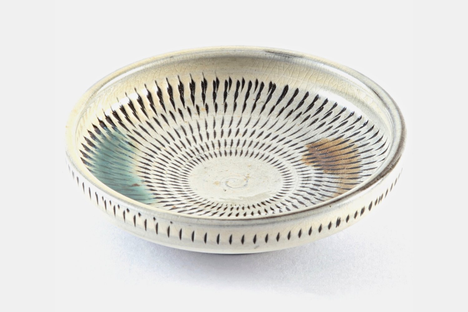 古陶情趣】明治期～大正期 九谷焼 古九谷 金彩 富士山文 のぞき 猪口 5