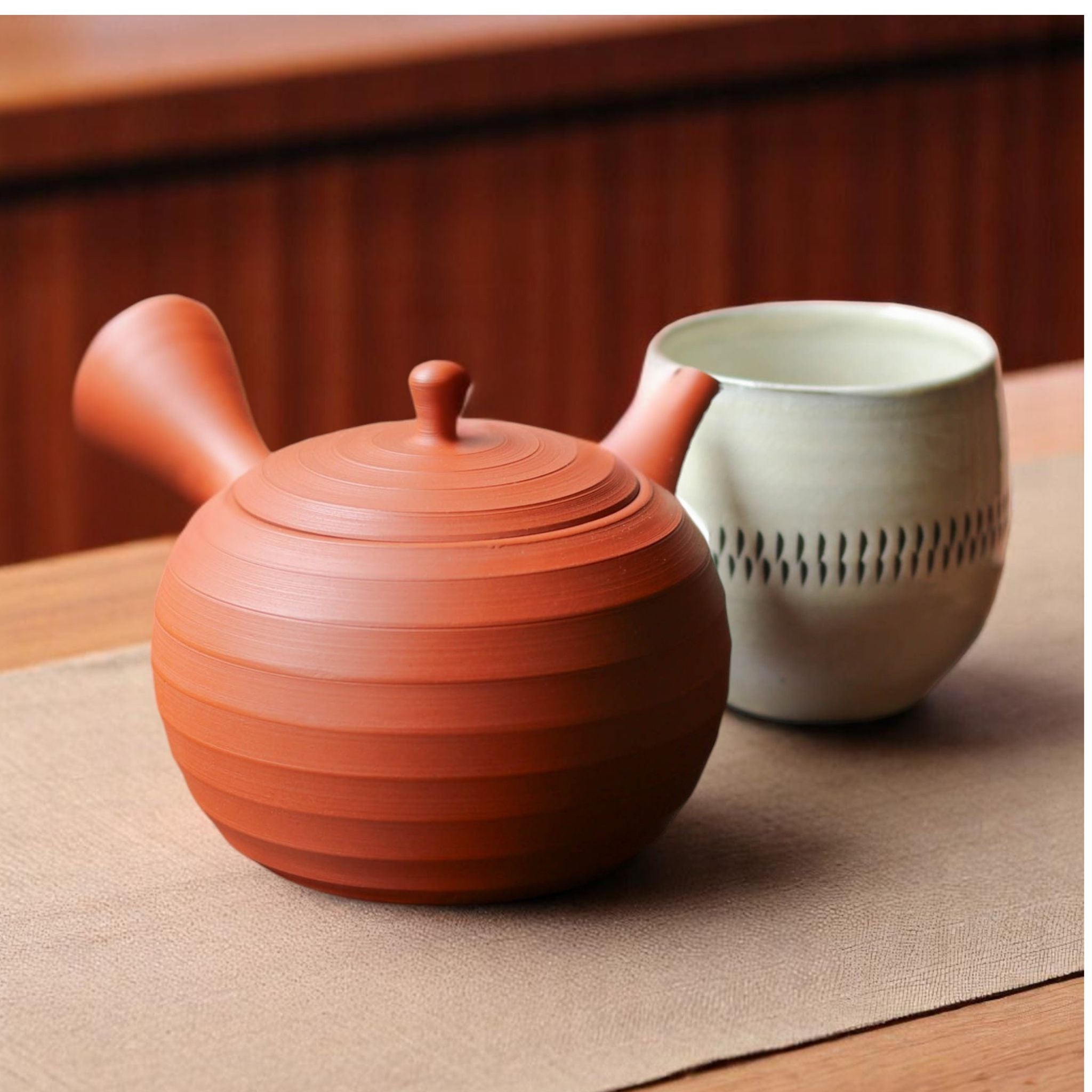 中国 紫砂 朱泥 雲龍鳳凰刻 急須 茶壷 在銘 N 9442 中国 紫砂