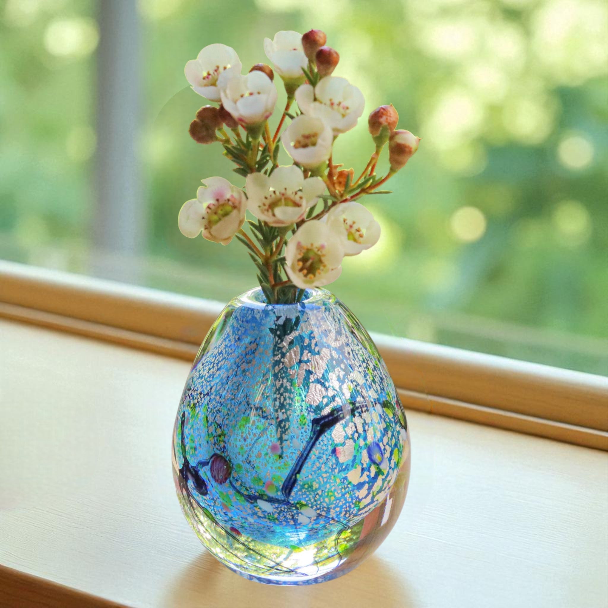 ガラスアート壺（グラスアート黒木） グラスアート黒木