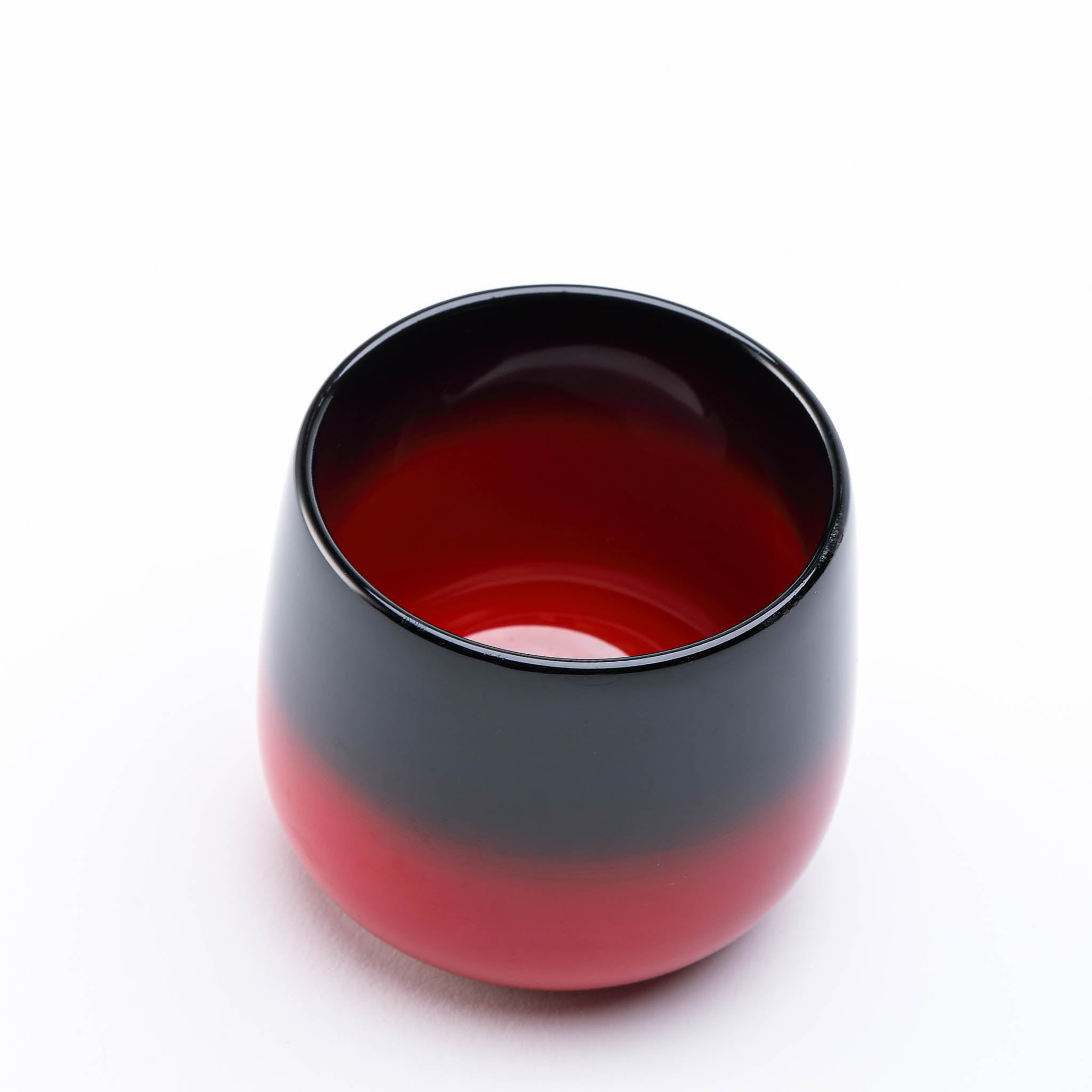 輪島塗 | ゆらりカップ 大 | 黒赤ぼかし | 田谷漆器店【ご納品まで