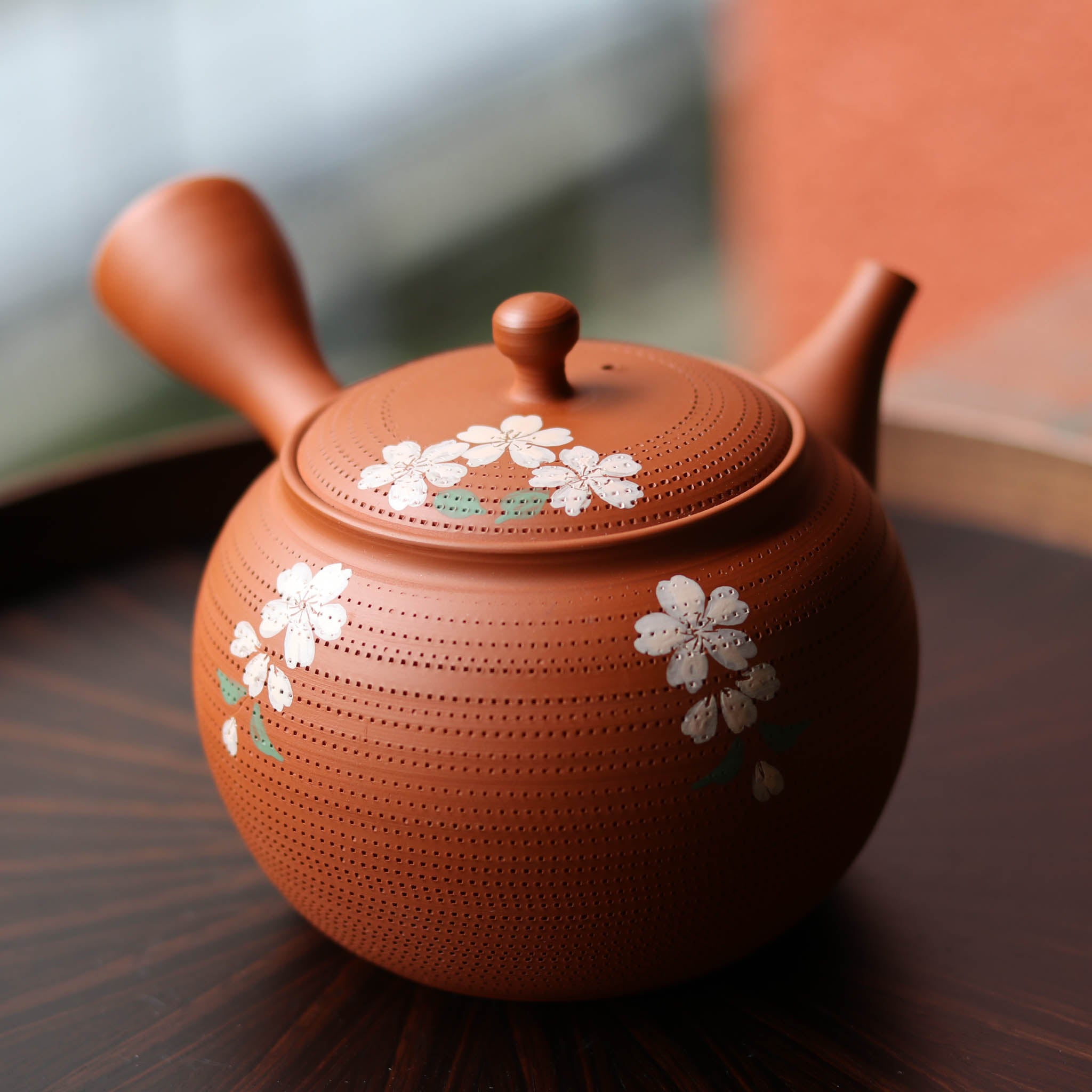 常滑焼 急須 石仙 「古竹」彫リ 茶器 茶道具 煎茶道具