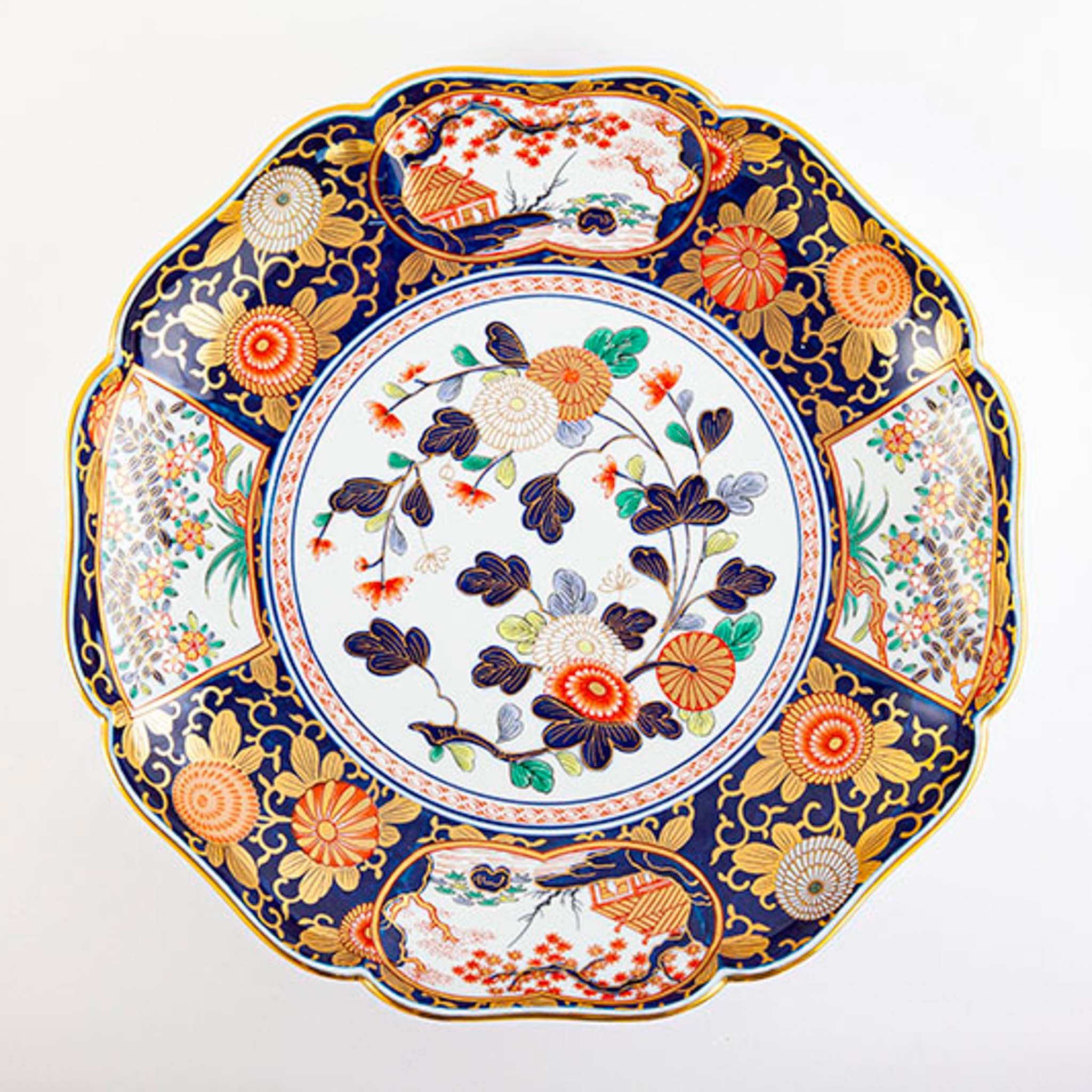 有田焼 | 盛皿 中 | 琳派 古伊万里様式 | 賞美堂