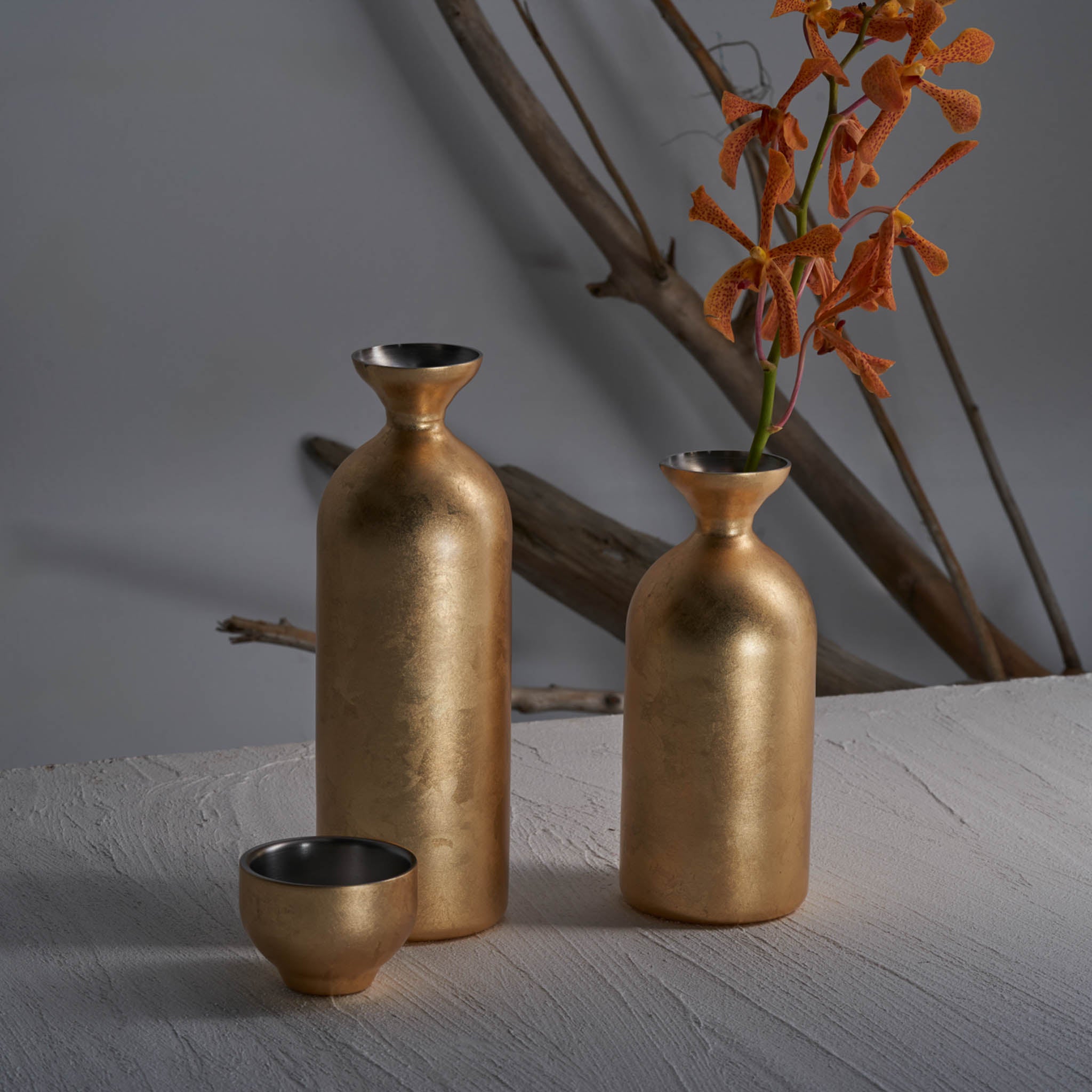 二重徳利 | 漆磨 SHI-MOA | 月袷 1.5合 | アルチザン