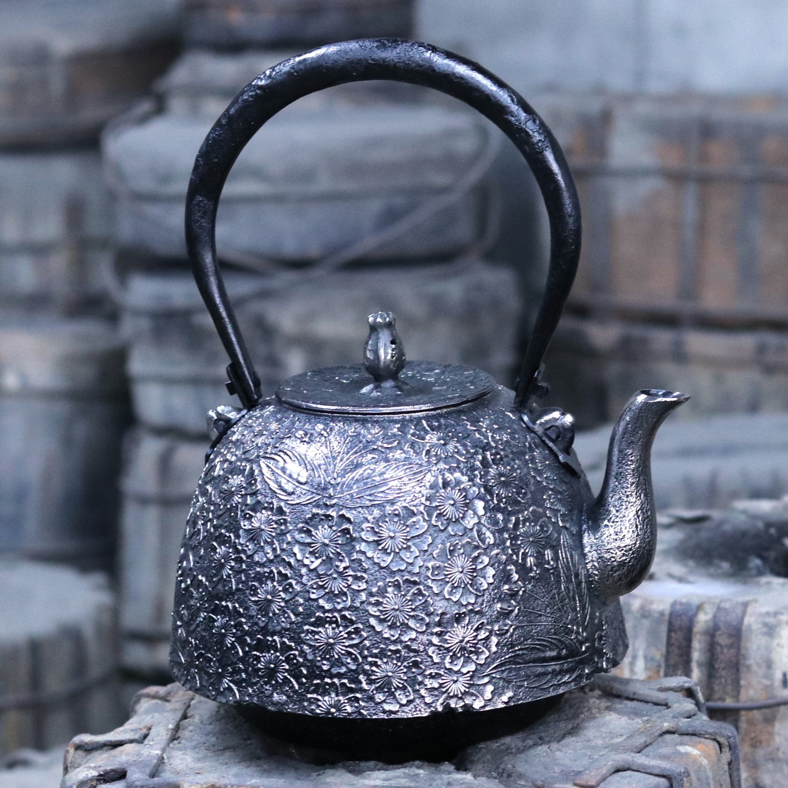 龍文堂造 ○58○ 鉄瓶 龍文堂 鉄瓶