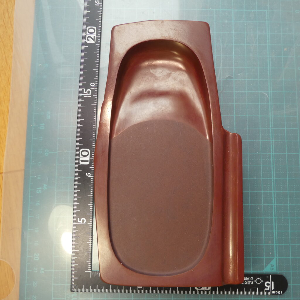 ⭕️希少 岩手県 紫雲石硯 佐藤鉄三郎 30Cm近い2Kg超えの大型硯