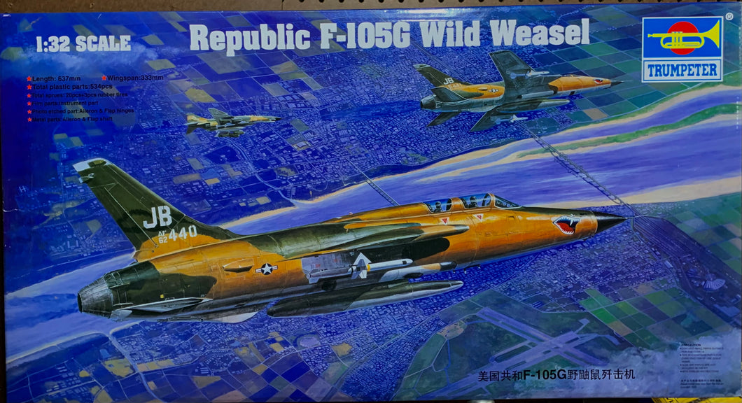 Republic F-105G Wild Weasel 1/32 2010 Issue – J-BarHobbies