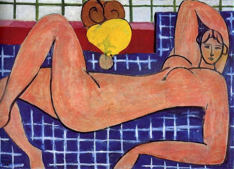 アンリ・マティス Henri Matisse リトグラフ『桃色の裸婦』 アンリ