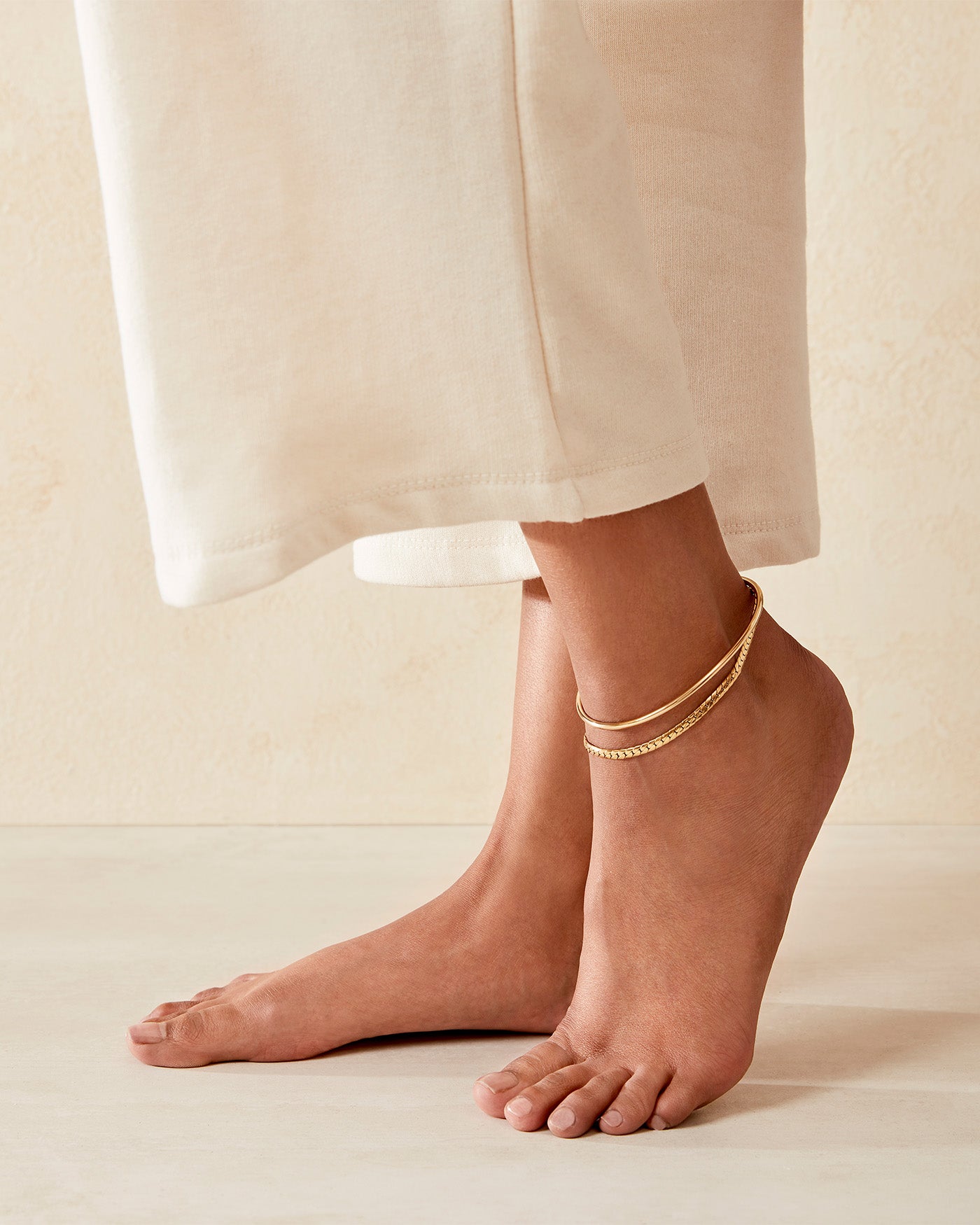 Dane Anklet in 14K Gold-Plated Finish | JENNY BIRD