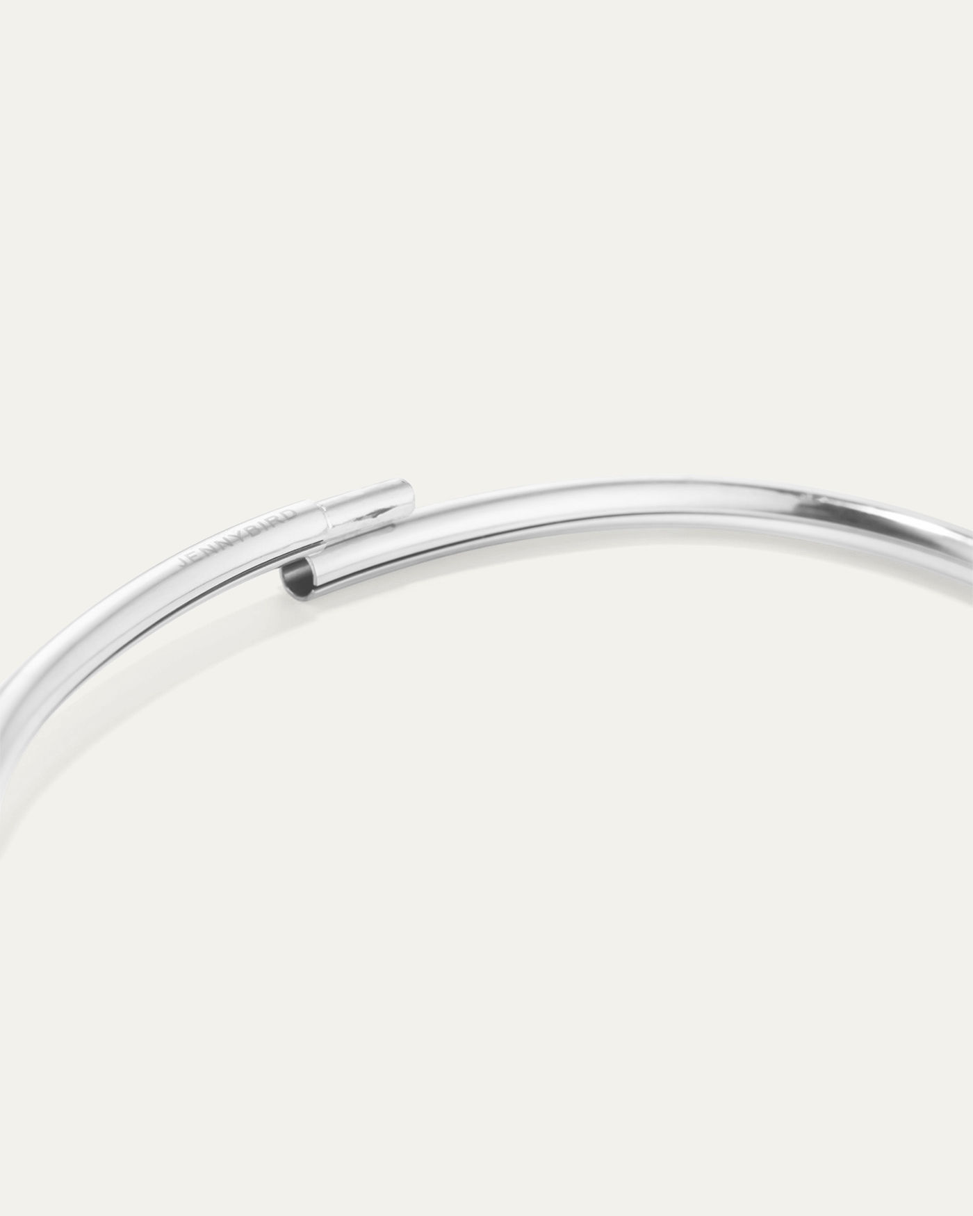 Dane Anklet in High-Polish Silver Finish | JENNY BIRD