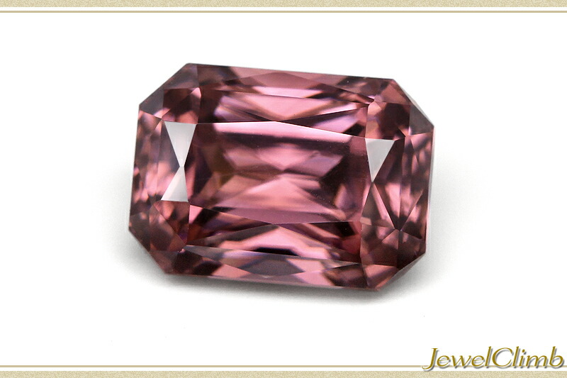 非加熱ローズピンクジルコン 宝石 ルース 4．43CT宝石