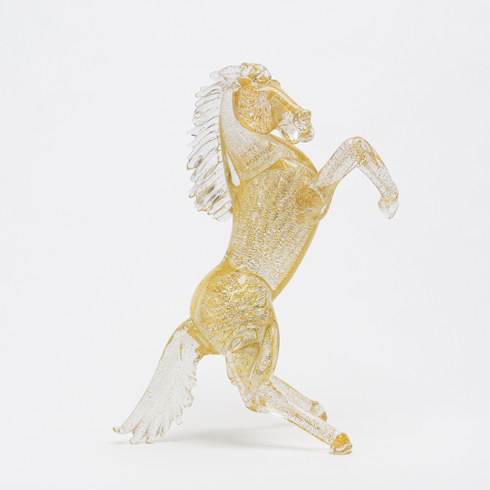 ムラノガラス ムラーノ MURANO GLASS ホースヘッド 馬 ヴェネチアン