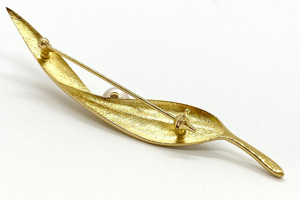 MIKIMOTO ミキモト アコヤパールブローチ