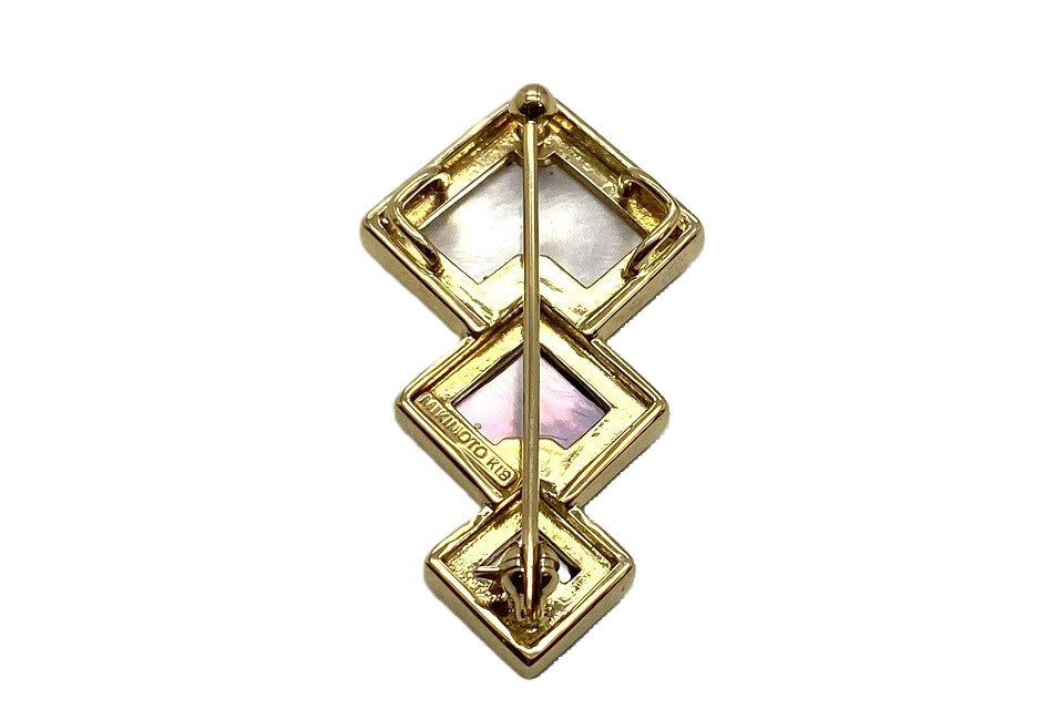 MIKIMOTO 【ミキモト】K18シェル(ピクウェ)ブローチ (NO.61984) – JEX