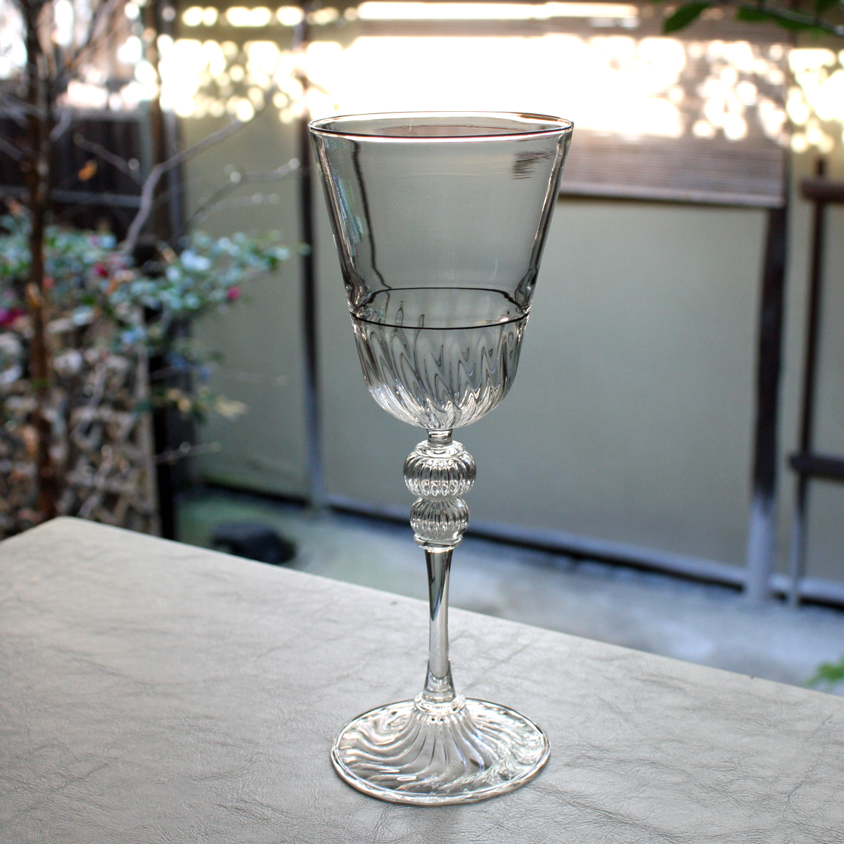 希少品 えむに さんのゴブレット ガラス glass atelierえむに Flowの