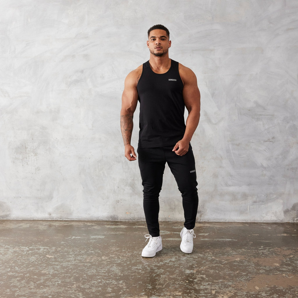 VANQUISH FITNESS Essentialモデル ブラック レギュラーフィット