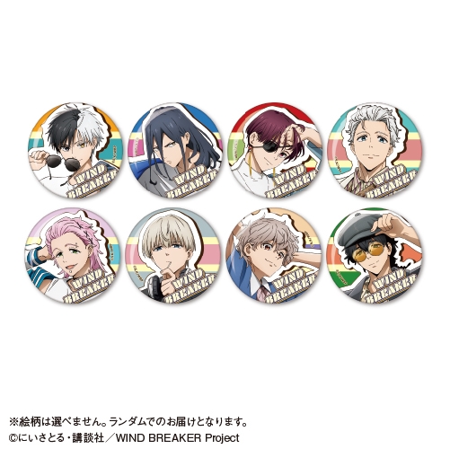 十亀条 カラ鉄 缶バッジ WIND BREAKER トレーディング缶バッジ