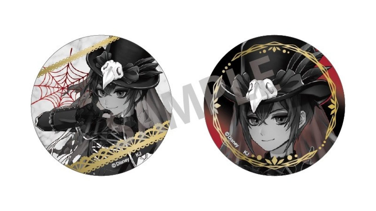 ディズニー ツイステッドワンダーランド』 箔押し缶バッジセット